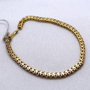 18kt. Yellow Gold Diamond Tennis Bracelet