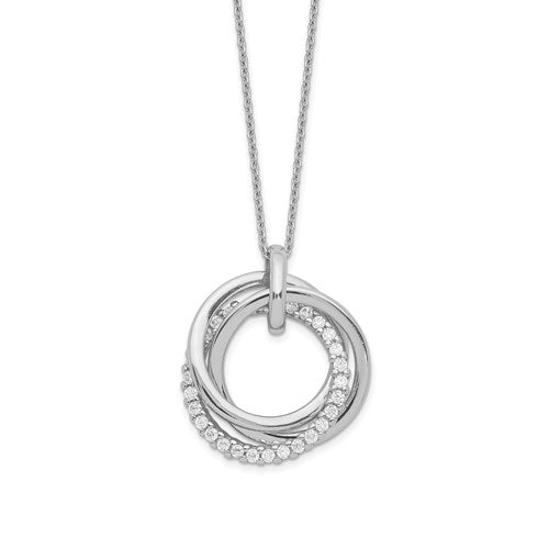 Sterling Silver CZ Necklace