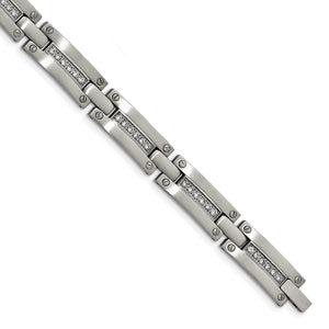 Stainless Steel Brushed Link Bracelet